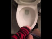 Preview 3 of Cutie femboy pees in toilet
