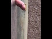 Preview 3 of Cum Join Me At This Outdoor Gloryhole So We Can Make A Mess Together Pissing & Cumming Outdoors