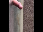 Preview 5 of Cum Join Me At This Outdoor Gloryhole So We Can Make A Mess Together Pissing & Cumming Outdoors