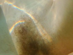 Close Up FUCK in the Sea # Underwater CUM leak n Vagina Cleaning