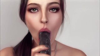 Animation Of Sucking And Spitting