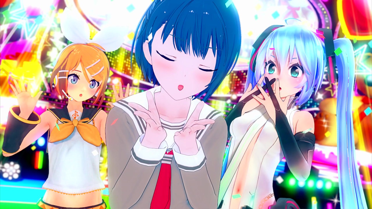 Colorful anime sex scene