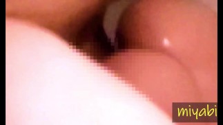 Hentai Japanese amateur submissive male play sex with sex toy and cum shot inside