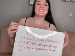 Beta Boy Simp Training with Findom Goddess Daisy by Daisywestcoast - Screenshot 10 of 16 - Bbw Femdom