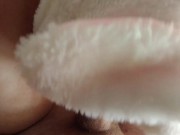 Preview 6 of Foya sweet plump furry wife gets fake sperm in her mouth and blows it