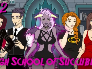 High School of Succubus #12 | [PC Commentary] [HD]