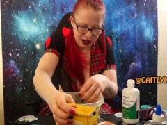 Caitlyn Makes Homemade Slime - Halloween - Screenshot 14 of 16 - Pale