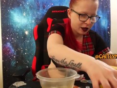 Caitlyn Makes Homemade Slime - Halloween - Screenshot 7 of 16 - Glasses