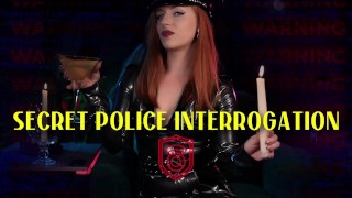 Secret Interrogation Police Femdom Roleplay Cosplay Dystopia CBT Toilet