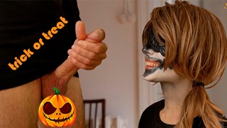 My Cuckold Boyfriend Sheila Moore Caught Me In A Halloween Taste Game With My Roommate Almoust