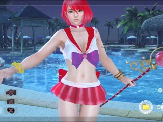 Dead or Alive Xtreme Venus Férias Tamaki Sailor Scout Uniforme Nude Mod Fanserv Apreciação