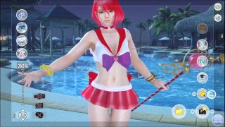 Dead or Alive Xtreme Venus vakantie Tamaki Sailor Scout Uniform Naakt Mod Fanservice Waardering