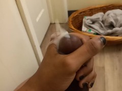 Someone Daughter come paint my nails 🖤💅🏾& Katch this Load🥛😘
