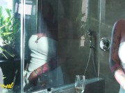 Preview 2 of Kinky Mature Mom Masturbating In The Shower