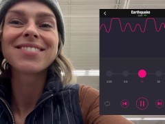 Cumming hard in grocery store with Lush remote controlled vibrator - Screenshot 11 of 16 - Public