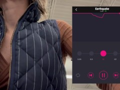 Cumming hard in grocery store with Lush remote controlled vibrator - Screenshot 7 of 16 - Female Orgasm