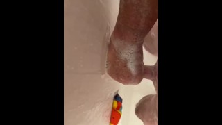 Masturbating in the shower