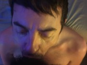 Preview 5 of Cleaning Off His Spermy Cock After He Shot His Sperm In My Eager Hole