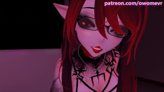 Spooky Succubus coloca um feitiço em você para que você possa foder sua amiga gostosa no Halloween - Visualização