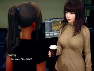 visual novel, babe, big boobs, butt