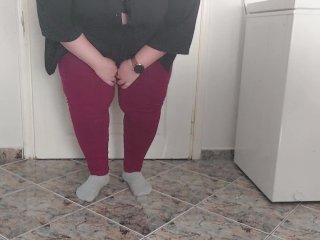 point of view, female desperation, big ass, pissing