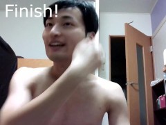「全裸筋トレ」体が細い包茎が筋トレ頑張る - Screenshot 16 of 16 - 全裸