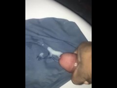 Horney Guy Masturbate Inside Toilet & Release Huge Cum Load Ass Anal Anus