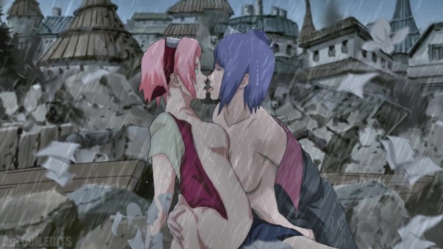 Konan Lesbian Hentai Sexy Compilation - Naruto