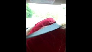 EXTREMELY DANGEROOUS Teen Rides My Dick While Driving Home From Christmas Dinner PT 2