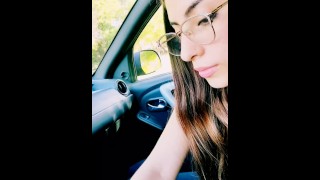 Little Whore Sucks Me In The Car To Take Her Home