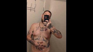 Tatted guy talks dirty