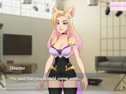 Preview 2 of KDA Ahri does porn for the first time [Full Gallery hentai game] Kiss my camera. League of legends