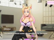 Preview 3 of KDA Ahri does porn for the first time [Full Gallery hentai game] Kiss my camera. League of legends