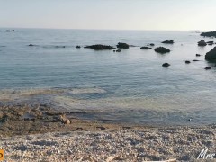 Hot Milf dares to walk Naked on a Public Hiking Trail