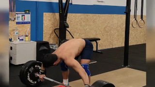 Daily hang snatch workout 