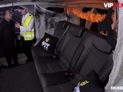 Preview 1 of FUCKED IN TRAFFIC - Hot Cop Jasmine Jae Gets Slutted Out By Cab Driver On Halloween
