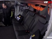 Preview 3 of FUCKED IN TRAFFIC - Hot Cop Jasmine Jae Gets Slutted Out By Cab Driver On Halloween