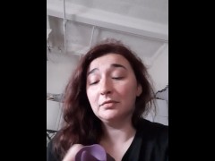 Video Fooling around with a vibrator