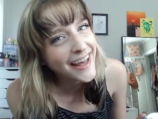 femdom, pov, blonde, role play