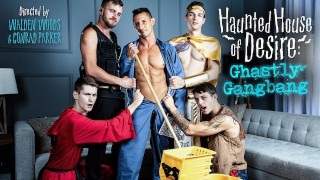 Over The Top Muscle Hunk Ghastly Gangbang