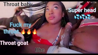 For Halloween Throat Baby Showed Up And Got Her Face Fucked Hard With A Jamaica Bbc