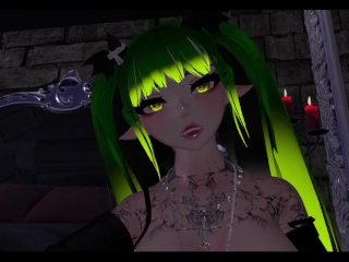 vampire asmr, tattooed women, vrchat, vampire girl