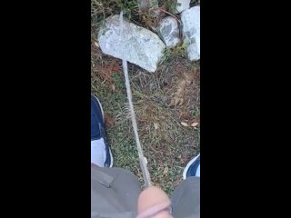 naughty piss, piss, outdoor pee, pissing