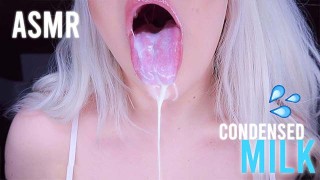 FULL VIDEO OF MESSY CONDENSED MILK TASTING REVIEW ON ONLYFANS