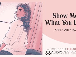 Your girlfriend walks in on you masturbating and helps you finish [lesbian] [joi]