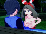 Preview 2 of May (Haruka) and I have intense sex in the park at night. - Pokémon Hentai