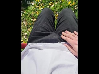 Sitting outside in the sun, until I piss myself. POV