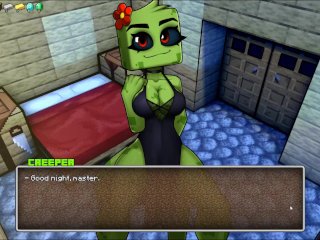 HornyCraft [Parody Hentai Game ] Ep.10_Minecraft Creeper Girl Loves Pat on_the Head