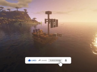 How to Build a Small Pirate Ship in Minecraft