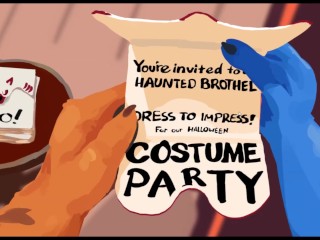 An Diesem Halloween Erkundeten Wir Das Haunted Bordell [gay Hentai Spiel PornPlay] Ep.1 Gloryhole